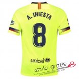 Camiseta Barcelona Segunda Equipacion 8#A.INIESTA 2018-2019