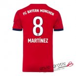 Camiseta Bayern Munich Primera Equipacion 8#MARTINEZ 2018-2019