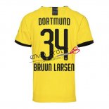 Camiseta Borussia Dortmund Primera Equipacion 34 BRUUN LARSEN 2019-2020