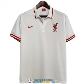 Camiseta Liverpool Polo White 2020/2021