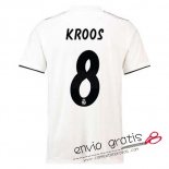 Camiseta Real Madrid Primera Equipacion 8#KROOS 2018-2019