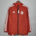 Flamengo Chaqueta Rompevientos Red Black White 2021/2022