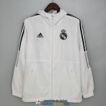 Real Madrid Chaqueta Rompevientos White III 2021/2022