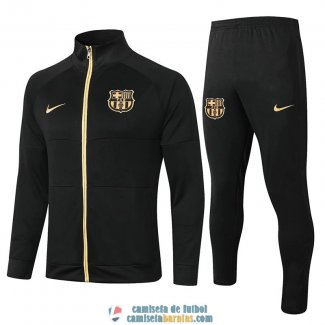 Barcelona Chaqueta Black + Pantalon Black 2020/2021