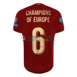 Camiseta Liverpool Primera Equipacion CHAMPIONS OF EUROPE 6