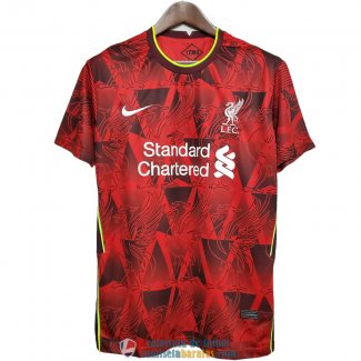 Camiseta Liverpool Training Red Black 2020/2021