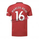 Camiseta Manchester United Primera Equipacion 16 MARCOS ROJO 2019-2020