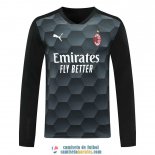 Camiseta Manga Larga AC Milan Portero Black 2020/2021