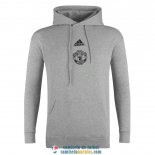 Manchester United Sudadera Capucha Grey 2020/2021