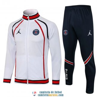 PSG x Jordan Chaqueta White III + Pantalon Navy 2021/2022