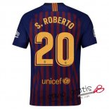 Camiseta Barcelona Primera Equipacion 20#S.ROBERTO 2018-2019