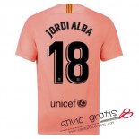 Camiseta Barcelona Tercera Equipacion 18#JORDI ALBA 2018-2019