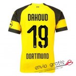 Camiseta Borussia Dortmund Primera Equipacion 19#DAHOUD 2018-2019