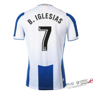 Camiseta Espanyol Primera Equipacion 7#B.IGLESIAS 2019-2020