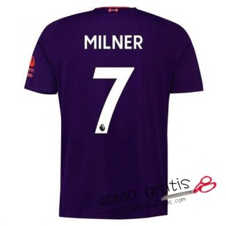 Camiseta Liverpool Segunda Equipacion 7#MILNER 2018-2019