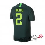 Camiseta Nigeria Segunda Equipacion 2#IDOWU 2018