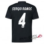 Camiseta Real Madrid Segunda Equipacion 4#SERGIO RAMOS 2018-2019