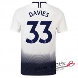 Camiseta Tottenham Hotspur Primera Equipacion 33#DAVIES 2018-2019