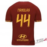 Camiseta AS Roma Primera Equipacion 44#MANOLAS 2019-2020