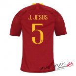 Camiseta AS Roma Primera Equipacion 5#J.JESUS 2018-2019