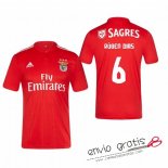 Camiseta Benfica Primera Equipacion 6#RUBEN DIAS 2018-2019