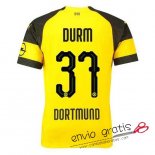 Camiseta Borussia Dortmund Primera Equipacion 37#DURM 2018-2019