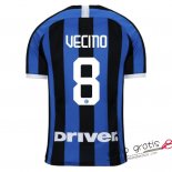 Camiseta Inter Milan Primera Equipacion 8#VECINO 2019-2020