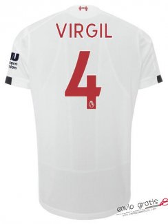 Camiseta Liverpool Segunda Equipacion 4#VIRGIL 2019-2020