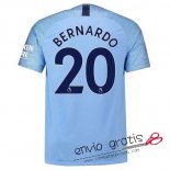 Camiseta Manchester City Primera Equipacion 20#BERNARDO 2018-2019