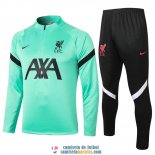 Liverpool Sudadera De Entrenamiento Green + Pantalon 2020/2021