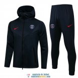 PSG Chaqueta Capucha Royal + Pantalon Royal 2021/2022