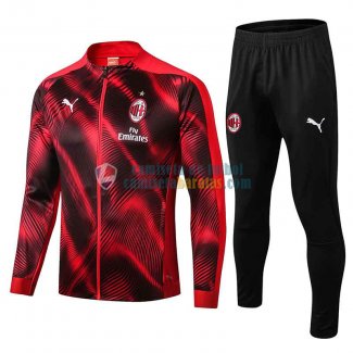 AC Milan Chaqueta Red Black + Pantalon 2019-2020