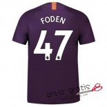 Camiseta Manchester City Tercera Equipacion 47#FODEN 2018-2019