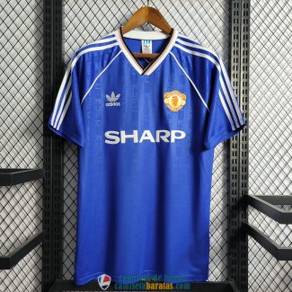 Camiseta Manchester United Retro Segunda Equipacion 1988 1990