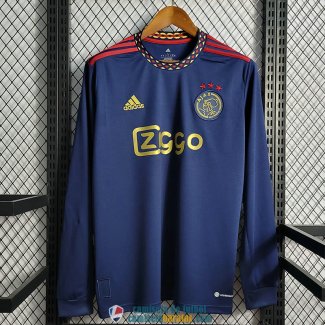 Camiseta Manga Larga Ajax Segunda Equipacion 2022/2023