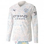 Camiseta Manga Larga Manchester City Tercera Equipacion 2020/2021