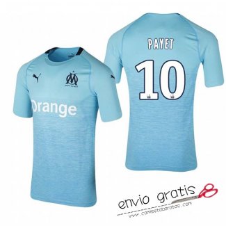 Camiseta Olympique Marseille Tercera Equipacion 10#PAYET 2018-2019