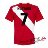 Camiseta Peru Segunda Equipacion 7#HURTADO 2018