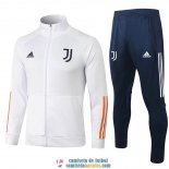 Juventus Chaqueta White+ Pantalon Navy 2020/2021