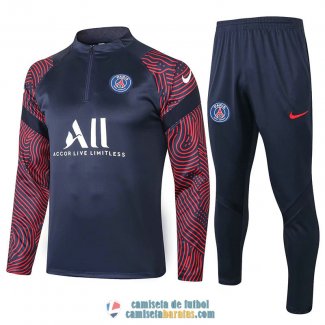 PSG Sudadera De Entrenamiento Navy + Pantalon 2020/2021