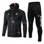 PSG x Jordan Chaqueta Capucha Black + Pantalon 2019-2020