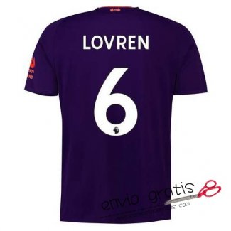 Camiseta Liverpool Segunda Equipacion 6#LOVREN 2018-2019