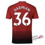 Camiseta Manchester United Primera Equipacion 36#DARMIAN 2018-2019