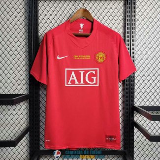 Camiseta Manchester United Retro Primera Equipacion 2007 2008