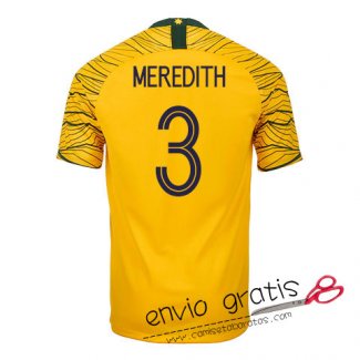 Camiseta Australia Primera Equipacion 3#MEREDITH 2018