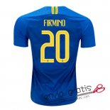 Camiseta Brasil Segunda Equipacion 20#FIRMINO 2018