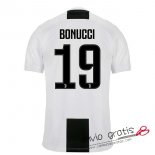 Camiseta Juventus Primera Equipacion 19#BONUCCI 2018-2019