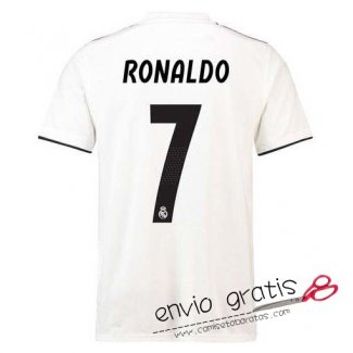 Camiseta Real Madrid Primera Equipacion 7#RONALDO 2018-2019