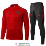 Flamengo Chaqueta Red + Pantalon Black 2021/2022