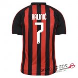 Camiseta AC Milan Primera Equipacion 7#KALINIC 2018-2019